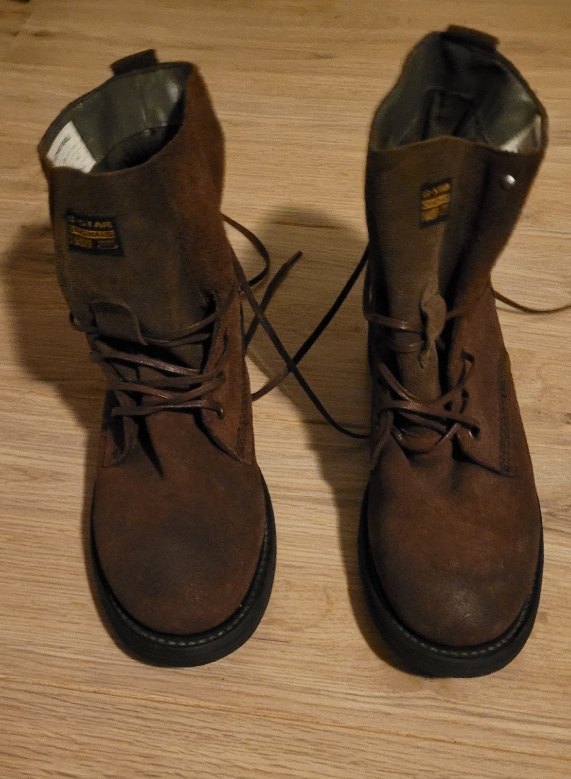 G-Star Raw bruine suède veterschoen - Maat 38, Schoenen met lage hakken, Bruin, Ophalen of Verzenden, Zo goed als nieuw