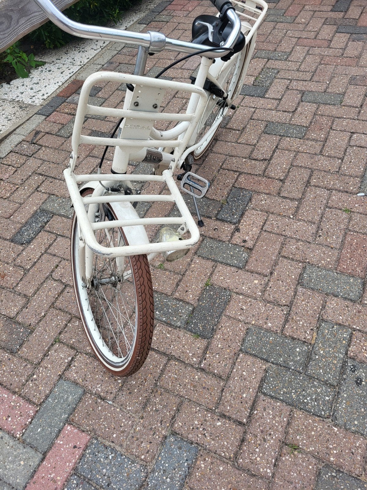 Popal Daily Dutch Basic Damesfiets - Wit, Fietsen en Brommers, Overige merken, Terugtraprem, Gebruikt, Ophalen of Verzenden