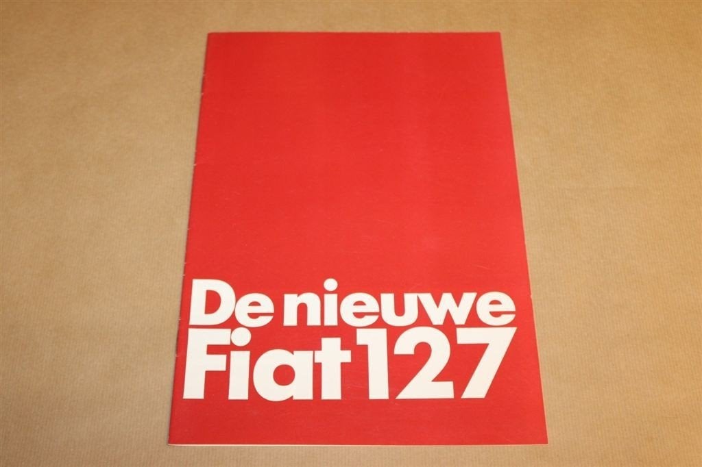 Zeldzame brochure - De nieuwe Fiat 127 - Ca 1971 !!, Ophalen of Verzenden, Zo goed als nieuw, Overige merken