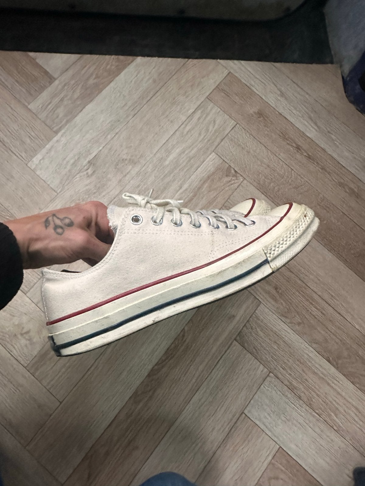 Converse All Star Chuck Taylor sneakers maat 42, Ophalen, Gedragen, Wit, Sneakers of Gympen