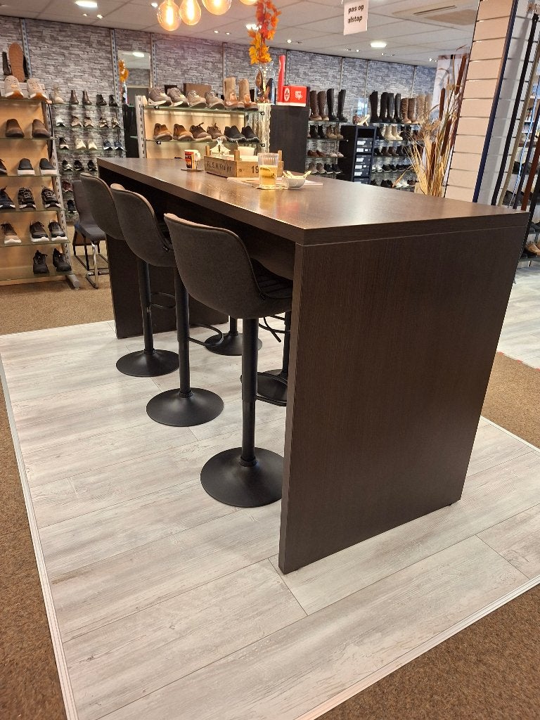 Hoge eettafel, Ophalen of Verzenden, Rechthoekig, 100 tot 150 cm, 50 tot 100 cm