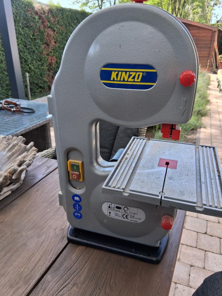 Kinzo lintzaag 250W, Doe-het-zelf en Verbouw, Gereedschap | Zaagmachines, Minder dan 30 mm, Kinzo, Ophalen of Verzenden, Zo goed als nieuw
