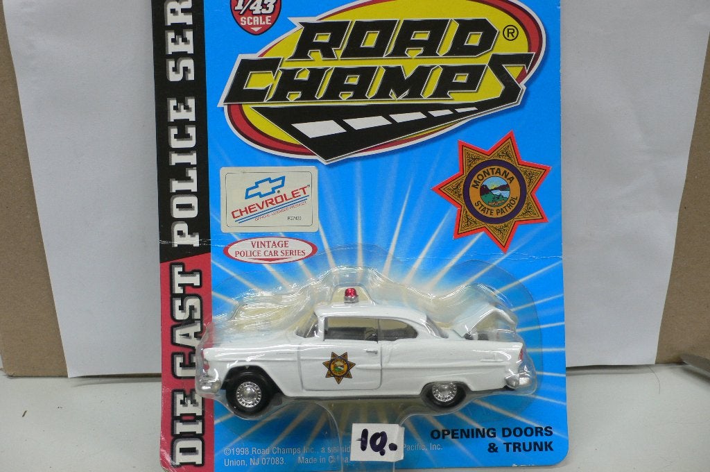 chevrolet bel air 1955 montana state patrol - 1/43, Hobby en Vrije tijd, Modelauto's | 1:43, Verzenden, Nieuw, Auto, Overige merken