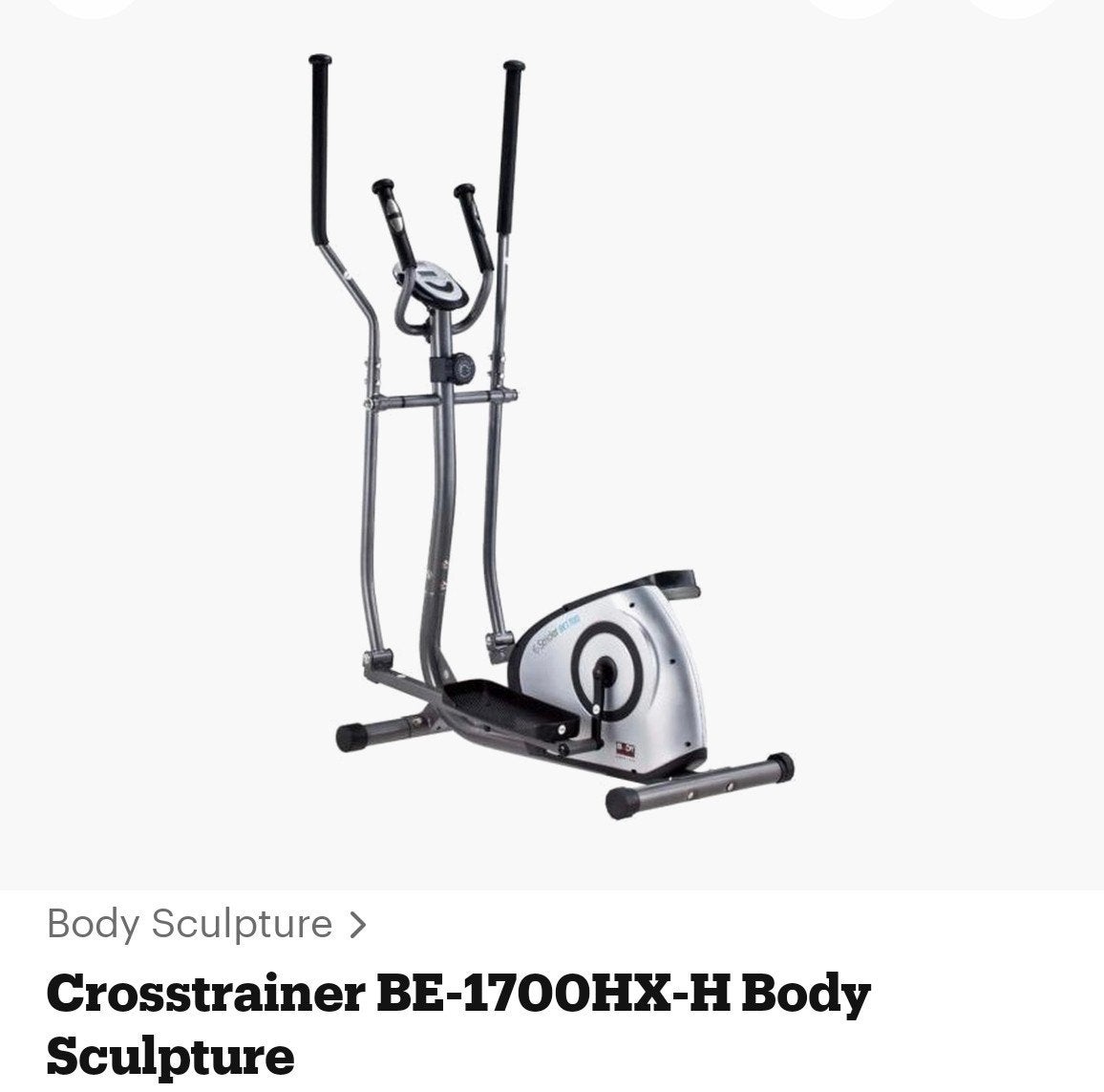 Crosstrainer BE-1700 HX Body Sculpture, Sport en Fitness, Ophalen, Benen, Gebruikt, Crosstrainer