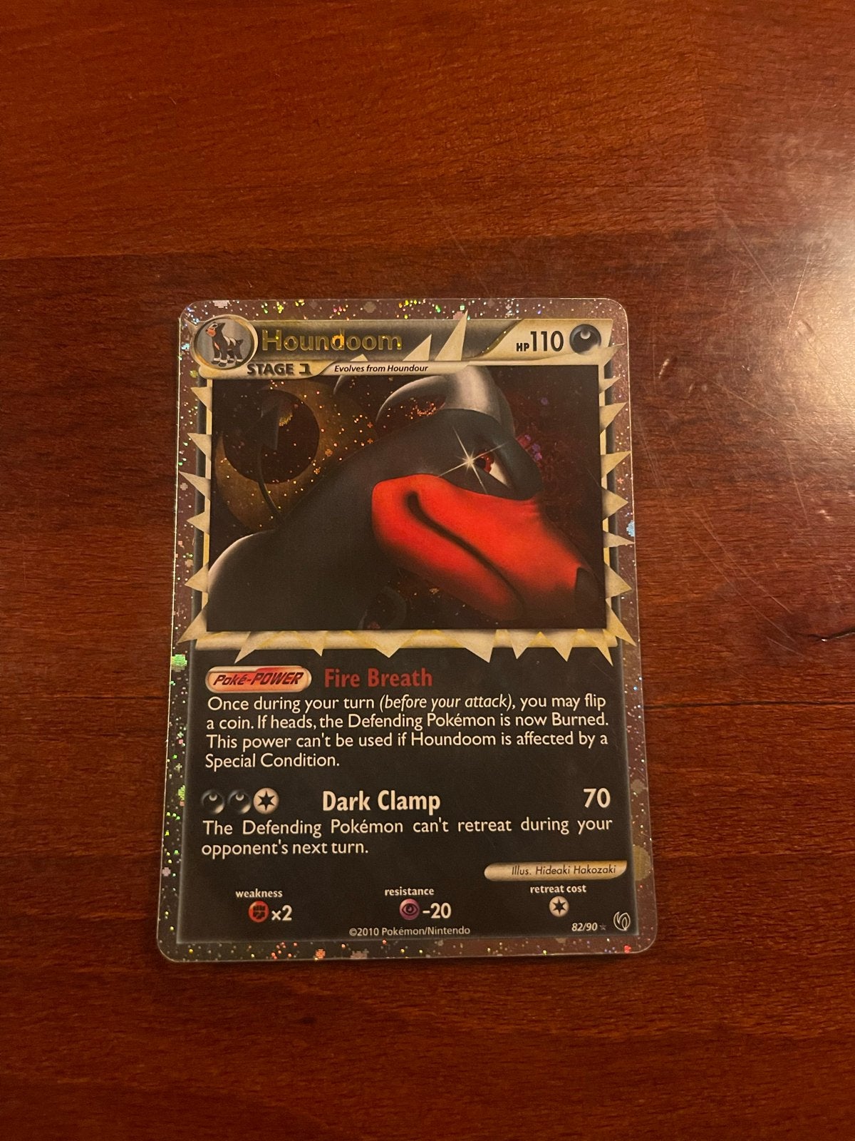 Pokémon Houndoom Prime (82/90), Verzenden, Zo goed als nieuw, Losse kaart