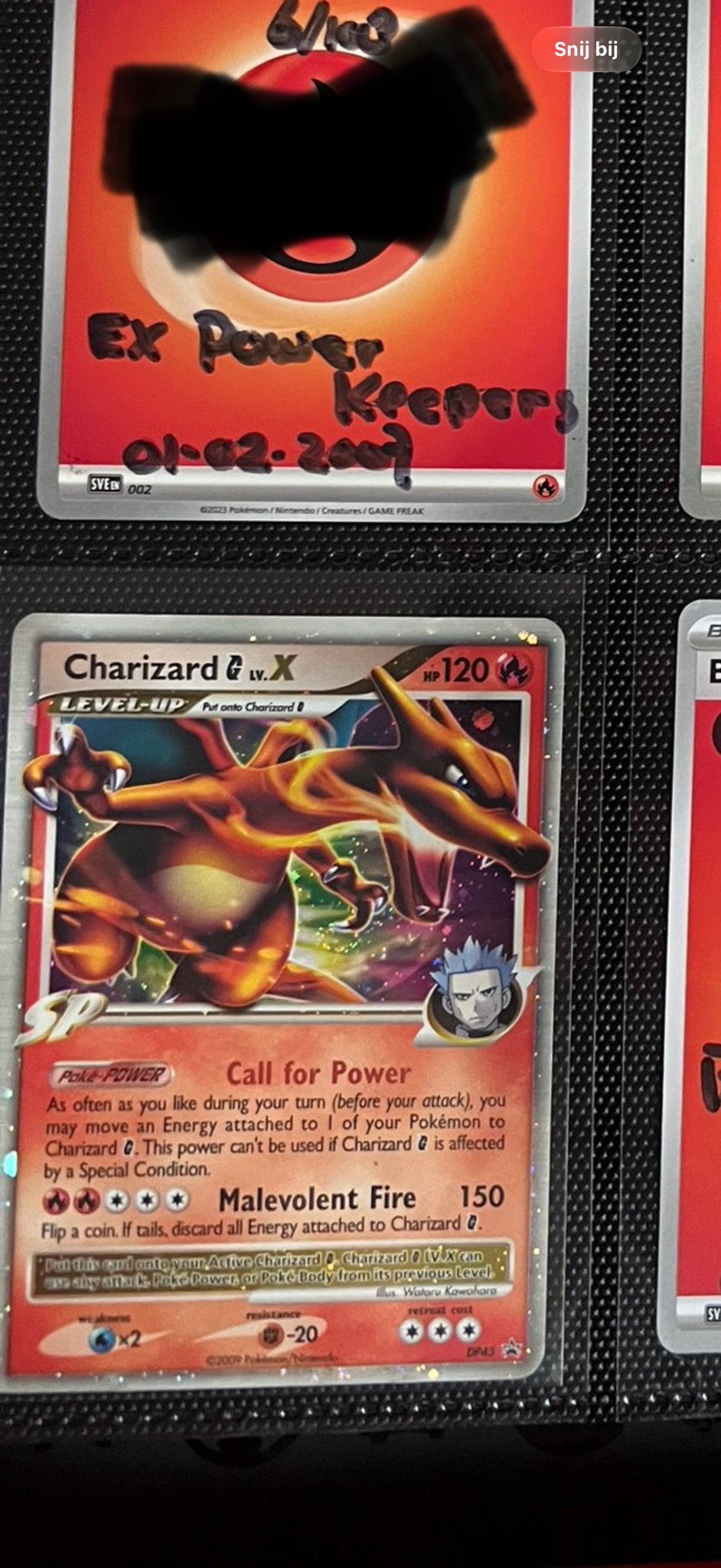 Charizard G Lv X #DP45 Diamond and Pearl Pokémon Kaart, Hobby en Vrije tijd, Verzamelkaartspellen | Pokémon, Ophalen of Verzenden