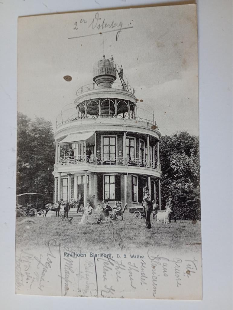 Blaricum Paviljoen 1905, Ophalen of Verzenden, Voor 1920, Gelopen, Noord-Holland