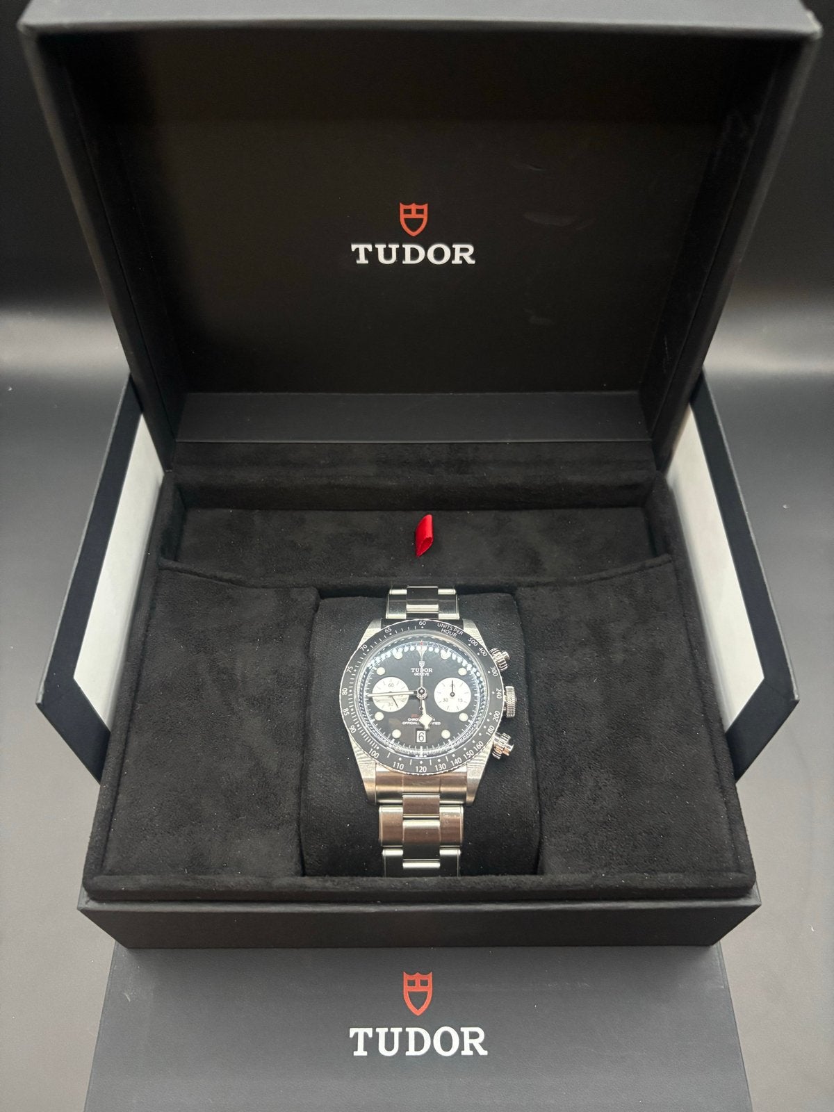 Tudor Black Bay Chrono M79360N, Sieraden, Tassen en Uiterlijk, Horloges | Heren, Overige merken, Staal, Polshorloge, Ophalen of Verzenden