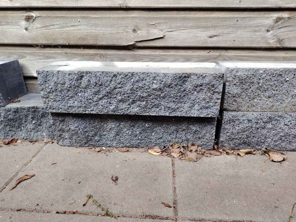 6x Stapelblokken 60x15x15 cm voor tuin - Alleen afhalen, Tuin en Terras, Tegels en Klinkers, Ophalen, Gebruikt, Beton, Overige typen