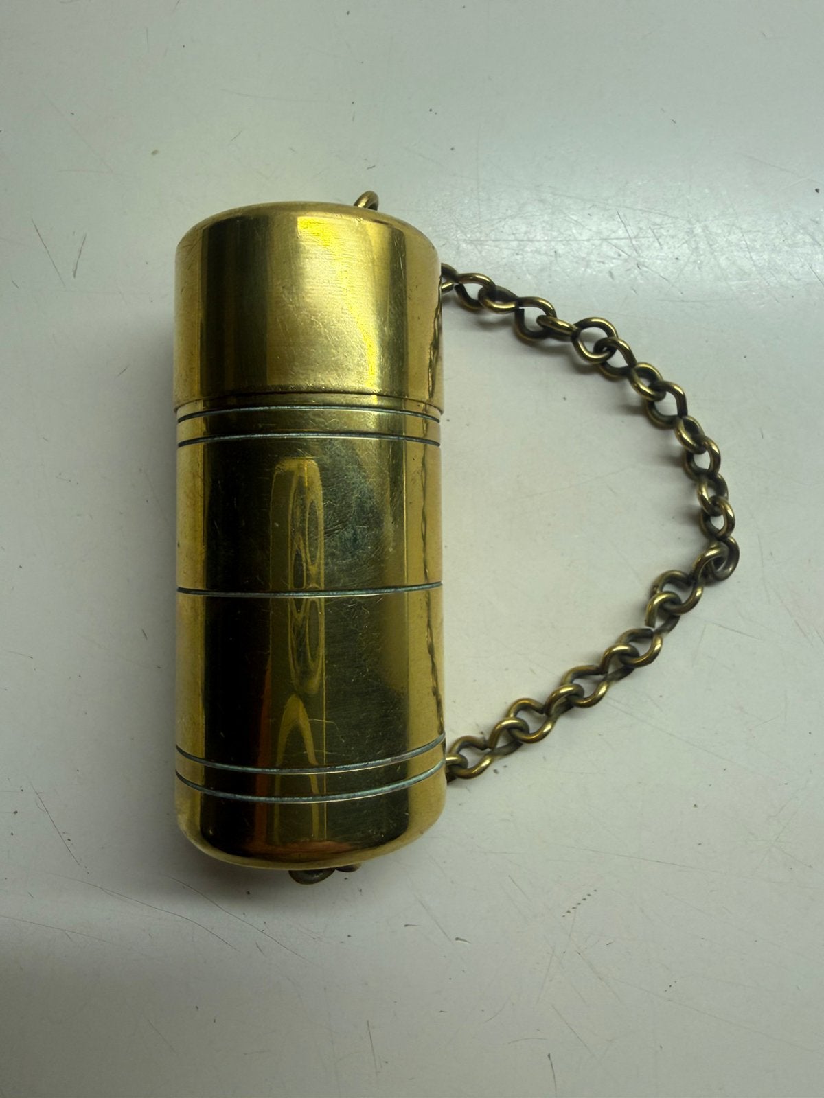 Messing tondeldoosje, Antiek en Kunst, Antiek | Koper en Brons, Ophalen of Verzenden