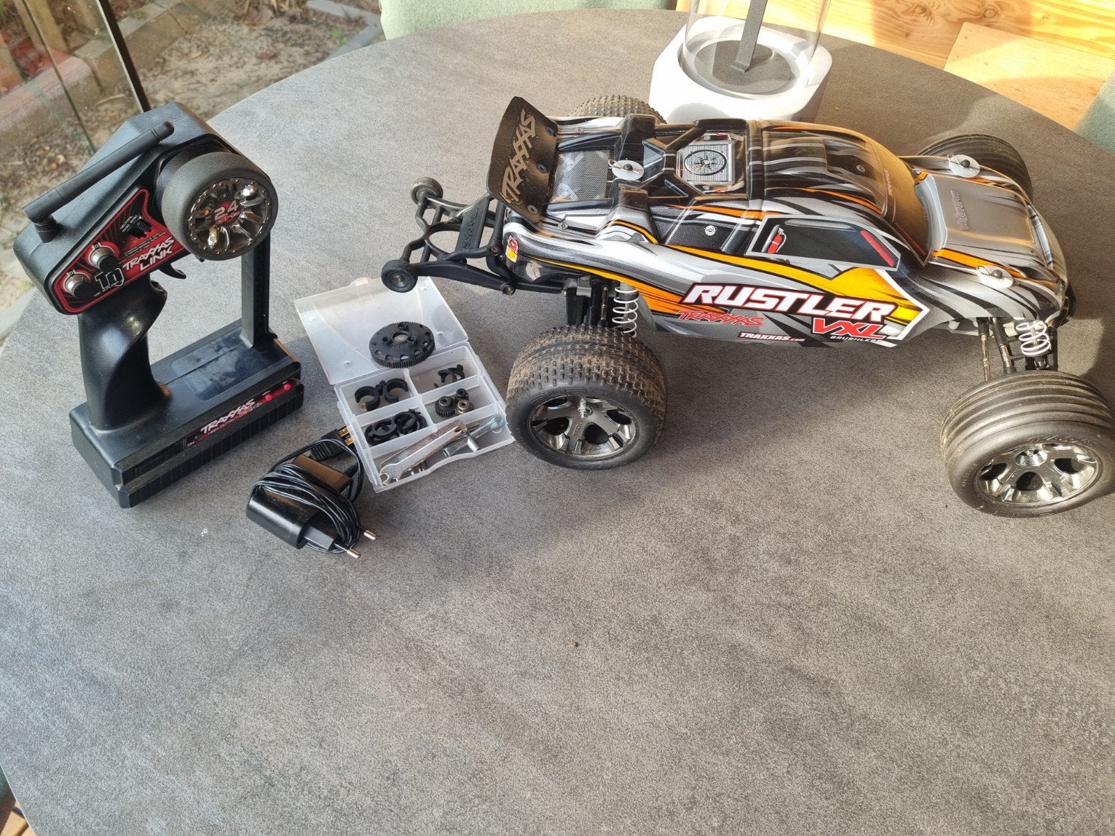 Traxxas Rustler VXL-3S RTR, Ophalen, Gebruikt, Auto offroad