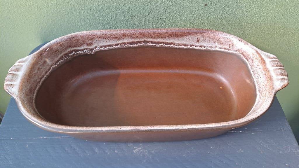 Mooie vintage ovenschaal, Gietijzer, Overige typen, Onbekend, Ophalen of Verzenden