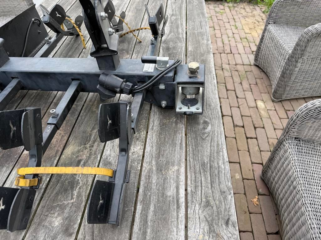 Spinder Hawk Trekhaak Fietsendrager voor 3 fietsen, Auto diversen, Ophalen, 3 fietsen of meer, Gebruikt, Trekhaakdrager