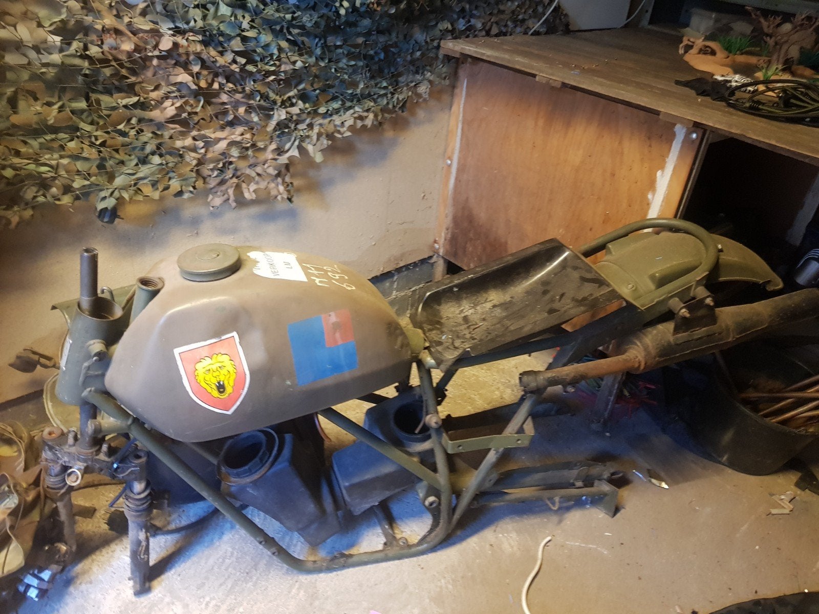 Canadese bombardier type 8960 niet compleet, Motoren, Ophalen