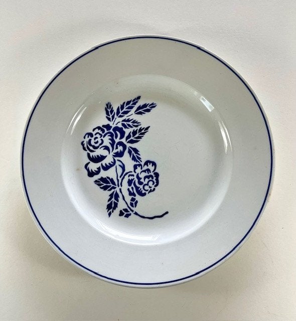 Antiek groot presenteer bord Sarreguemines Michou 1875-1900, Antiek en Kunst, Antiek | Servies los, Ophalen of Verzenden