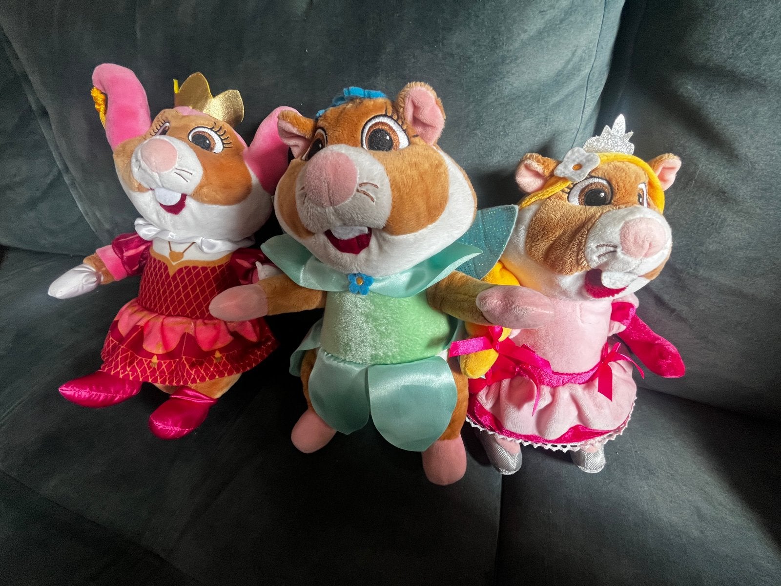 3 AH Hamster Knuffels - Prinsessen Efteling Thema, Hamster, Ophalen of Verzenden, Zo goed als nieuw, Middelgroot (20 tot 80 cm)