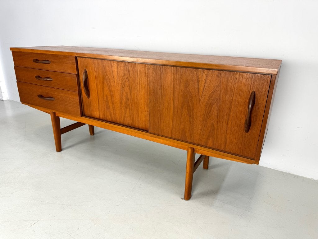 Vintage dressoir Avalon, Verzenden, 150 tot 200 cm, Teakhout, Zo goed als nieuw