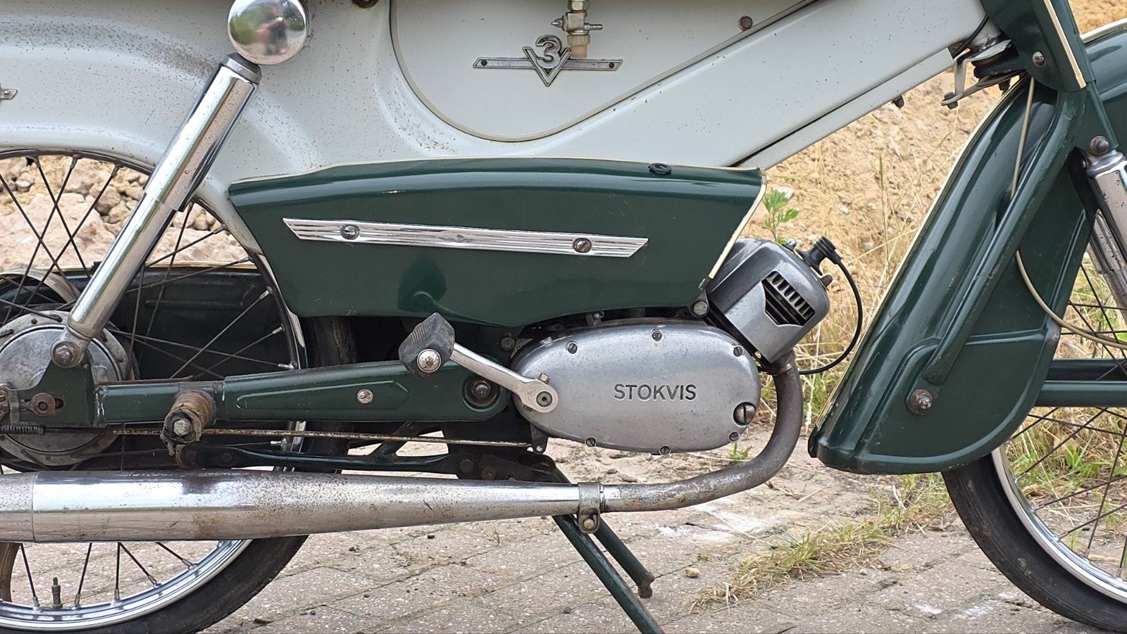 RAP stokvis crown met brommerkenteken, Fietsen en Brommers, Ophalen of Verzenden, Overige merken