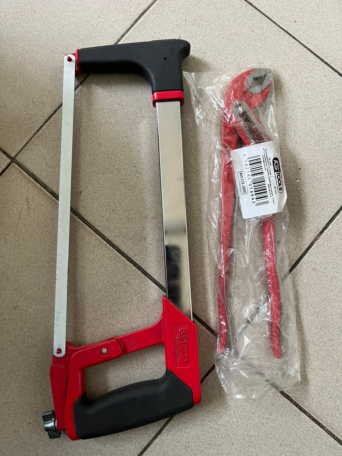 Ks tools beugelzaag en waterpomptang, Ophalen of Verzenden, Nieuw