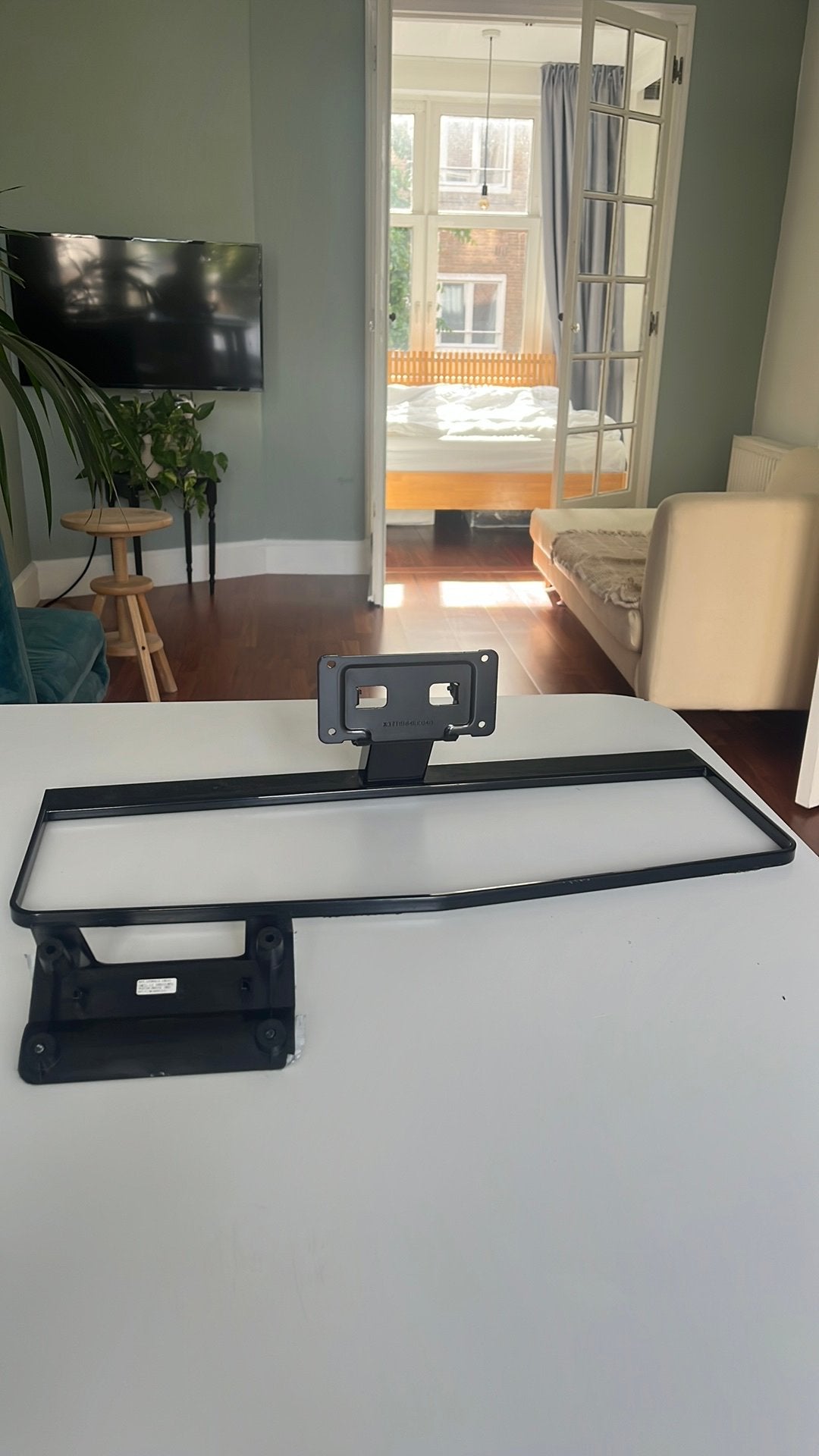 TV standaard voet – grote flatscreen (LG/Samsung) – FH40, Ophalen of Verzenden, Zo goed als nieuw