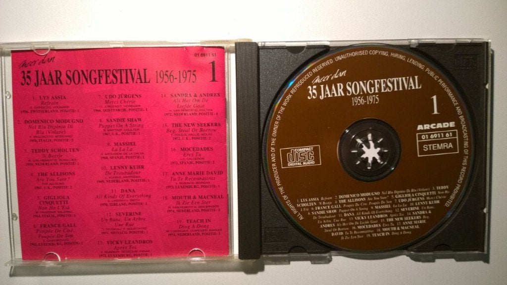Meer Dan 35 Jaar Songfestival 1956 - 1975 Volume 1, Ophalen of Verzenden, Zo goed als nieuw, Pop, Album