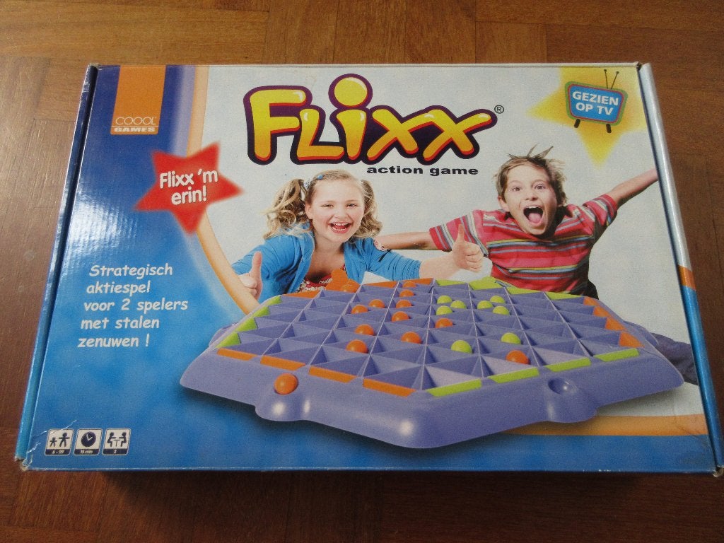 Flixx, Hobby en Vrije tijd, Gezelschapsspellen | Bordspellen, Een of twee spelers, Ophalen of Verzenden, Gebruikt