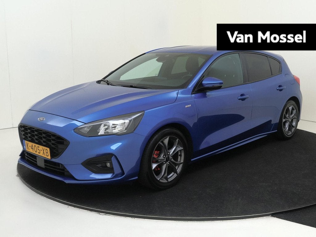Ford Focus 1.0 EcoBoost Hybrid ST Line X Business, Auto's, Ford, Gebruikt, Euro 6, Blauw, Origineel Nederlands