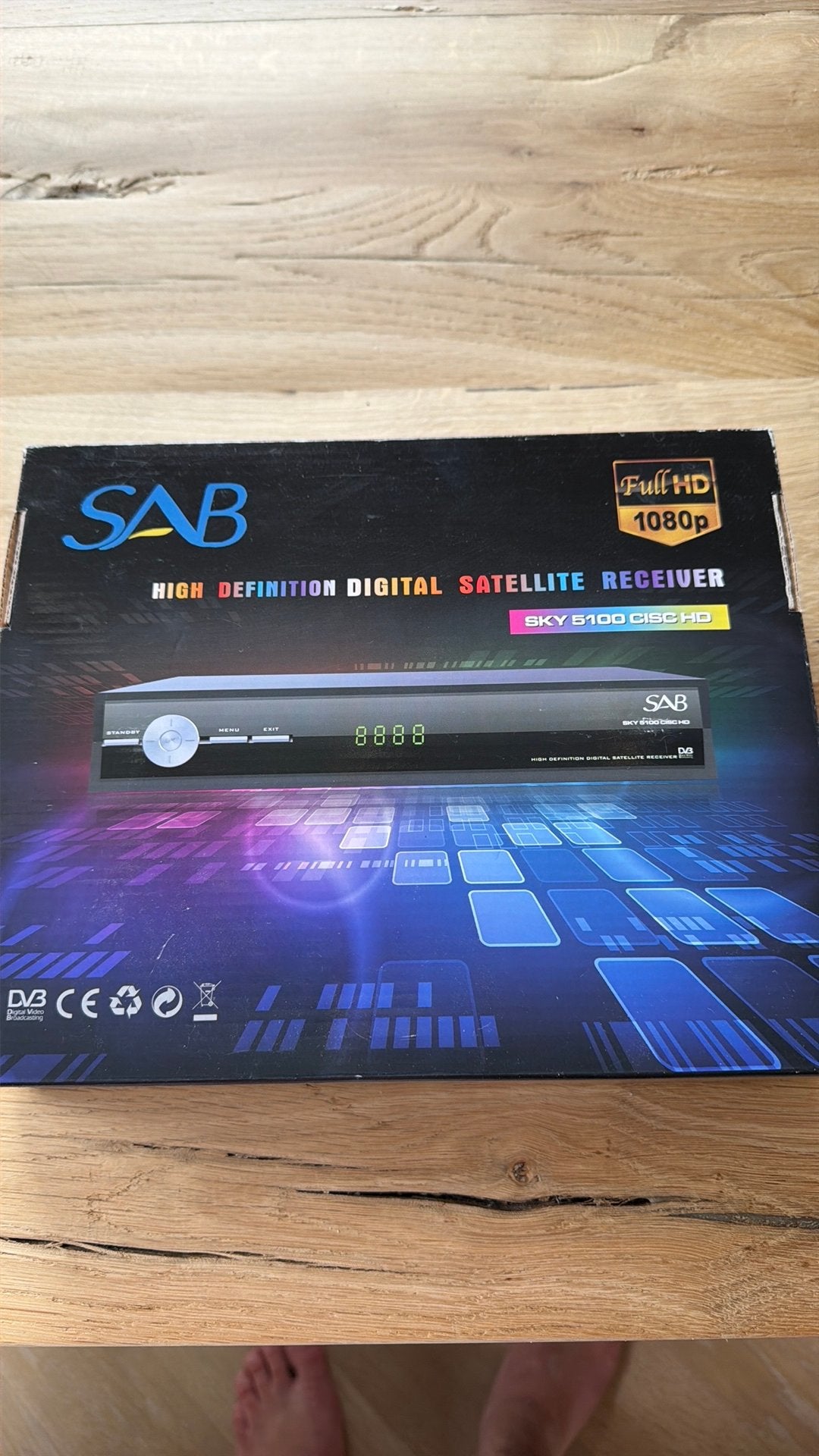 SAB Sky 5100 GISC HD satellietontvanger – Full HD 1080p, Ophalen of Verzenden, Nieuw