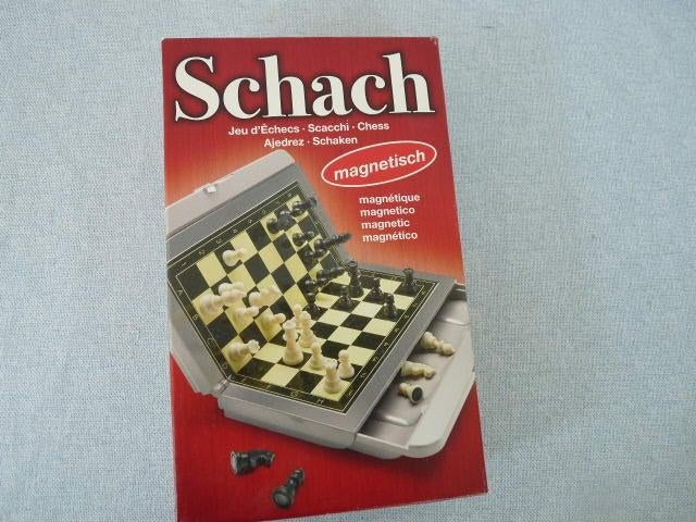 Magnetisch Schaakbord Opvouwbaar reisspel- Nieuw, Een of twee spelers, Ophalen of Verzenden, Nieuw, Reisspel