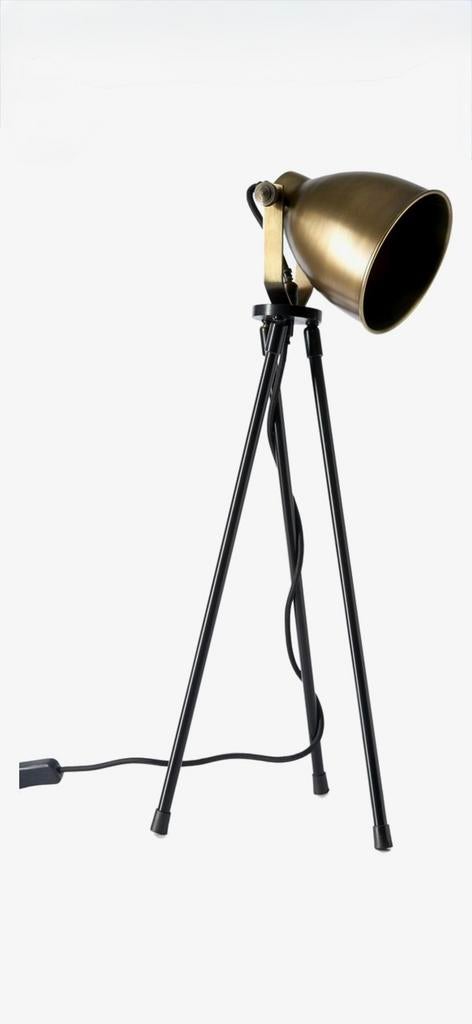 Tafellamp Riviera Maison, Huis en Inrichting, Lampen | Tafellampen, Ophalen, Zo goed als nieuw, Metaal, 50 tot 75 cm