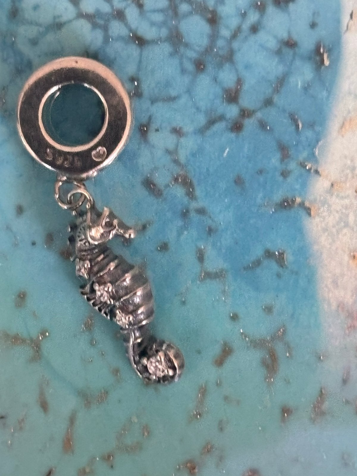 Zilveren Zeepaardje Bedel - Past op Pandora Armband, Overige merken, Verzenden, Nieuw, 1 bedel
