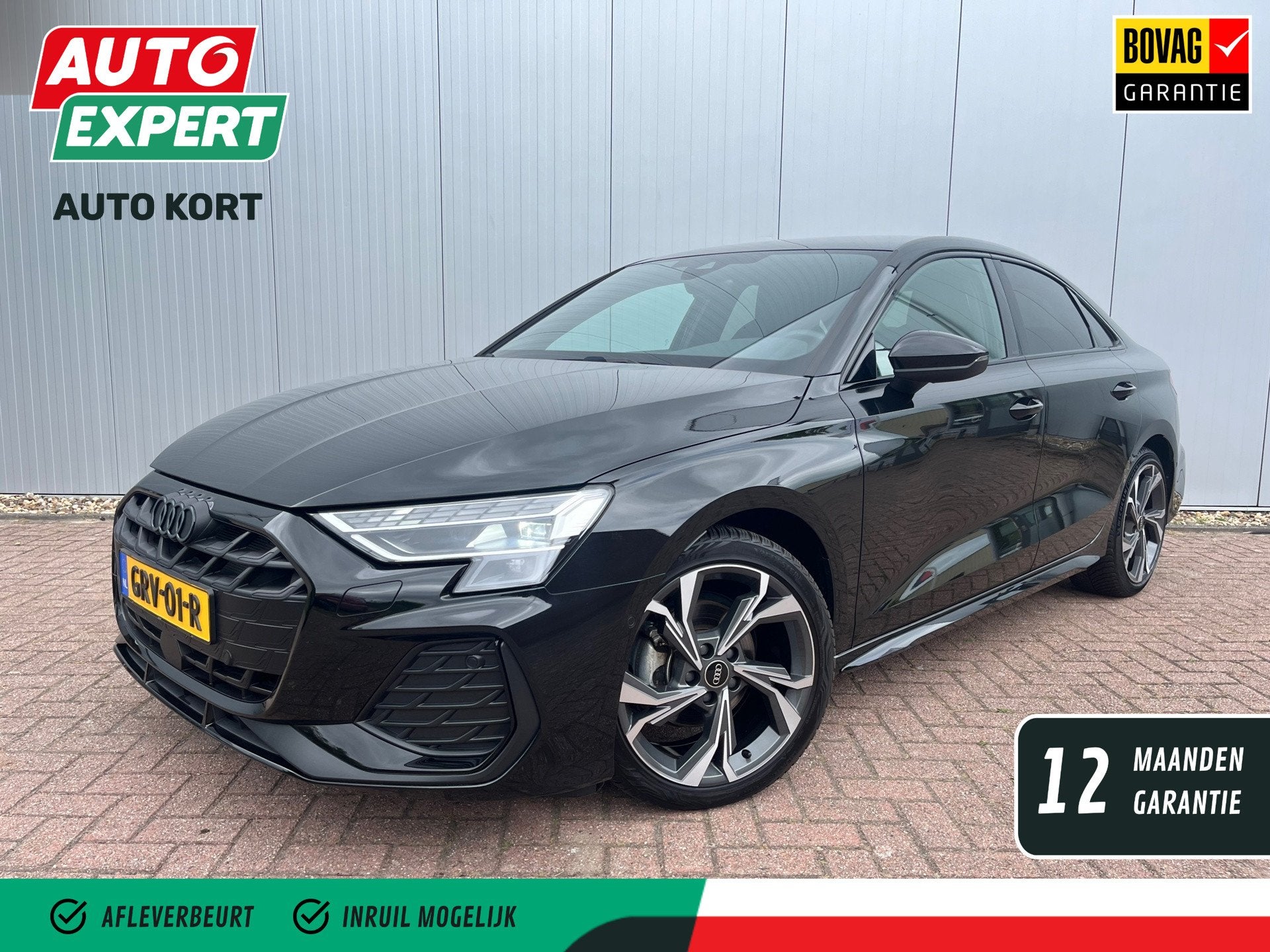 Audi A3 LIMOUSINE 30 TFSI S edition | 18'' 5-spaaks velgen |, Auto's, Audi, 4 cilinders, Zwart, Origineel Nederlands, Bedrijf