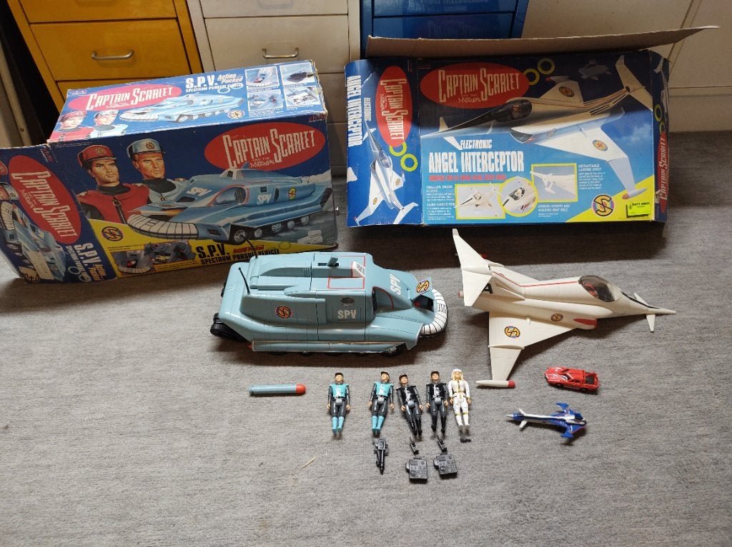 Captain Scarlet speelgoed verzameling jaren 90, Ophalen, Gebruikt