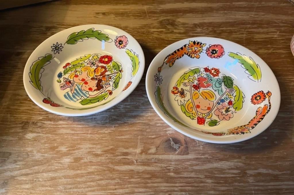 Blond Amsterdam schaaltjes, Verzenden, Gebruikt, Aardewerk, Schaal of Schalen
