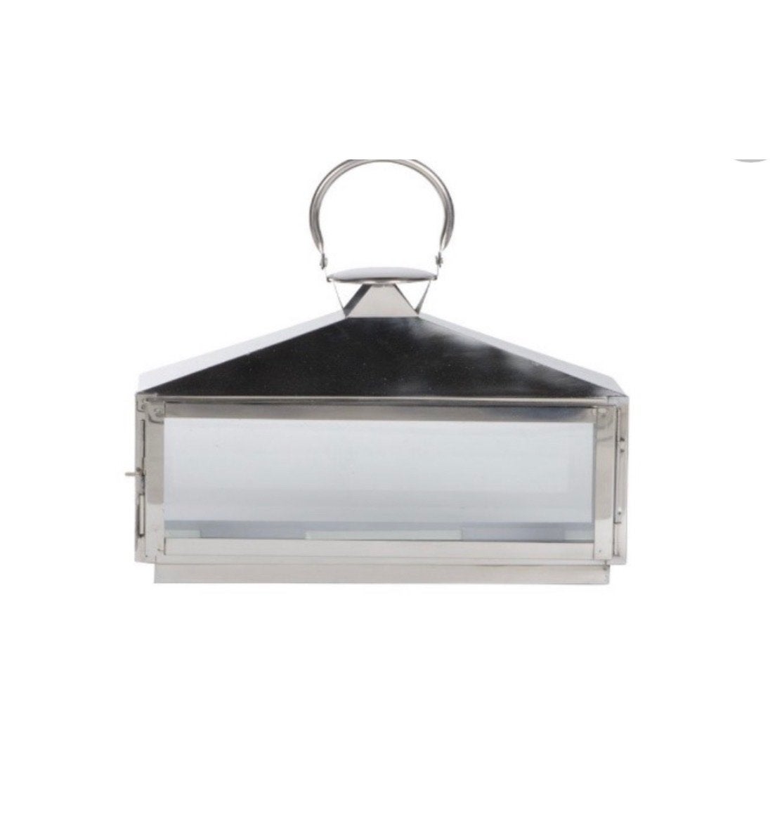 Leuke RVS Lantaarn voor Vensterbank - ca. 30 cm, Verzenden, Nieuw, Zilver, Metaal