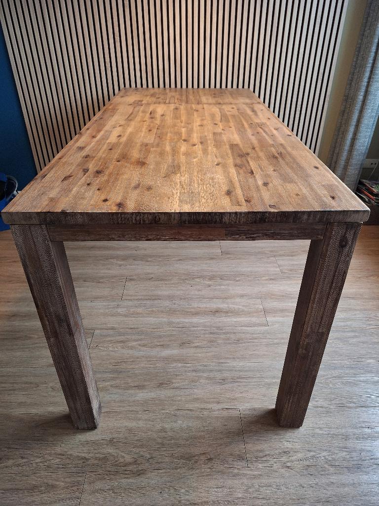 (Uitschuifbare) hoge eettafel Henders & Hazel, Ophalen, Gebruikt, 100 tot 150 cm, 50 tot 100 cm