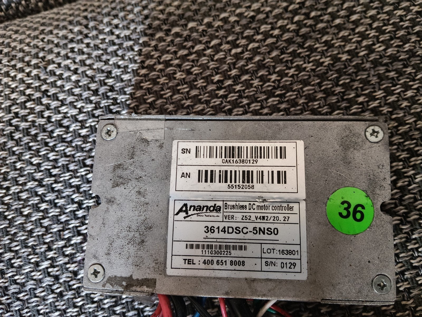Sparta Batavus Ananda 36V E-bike Controller, Elektrische fiets, Overige typen, Ophalen of Verzenden, Gebruikt