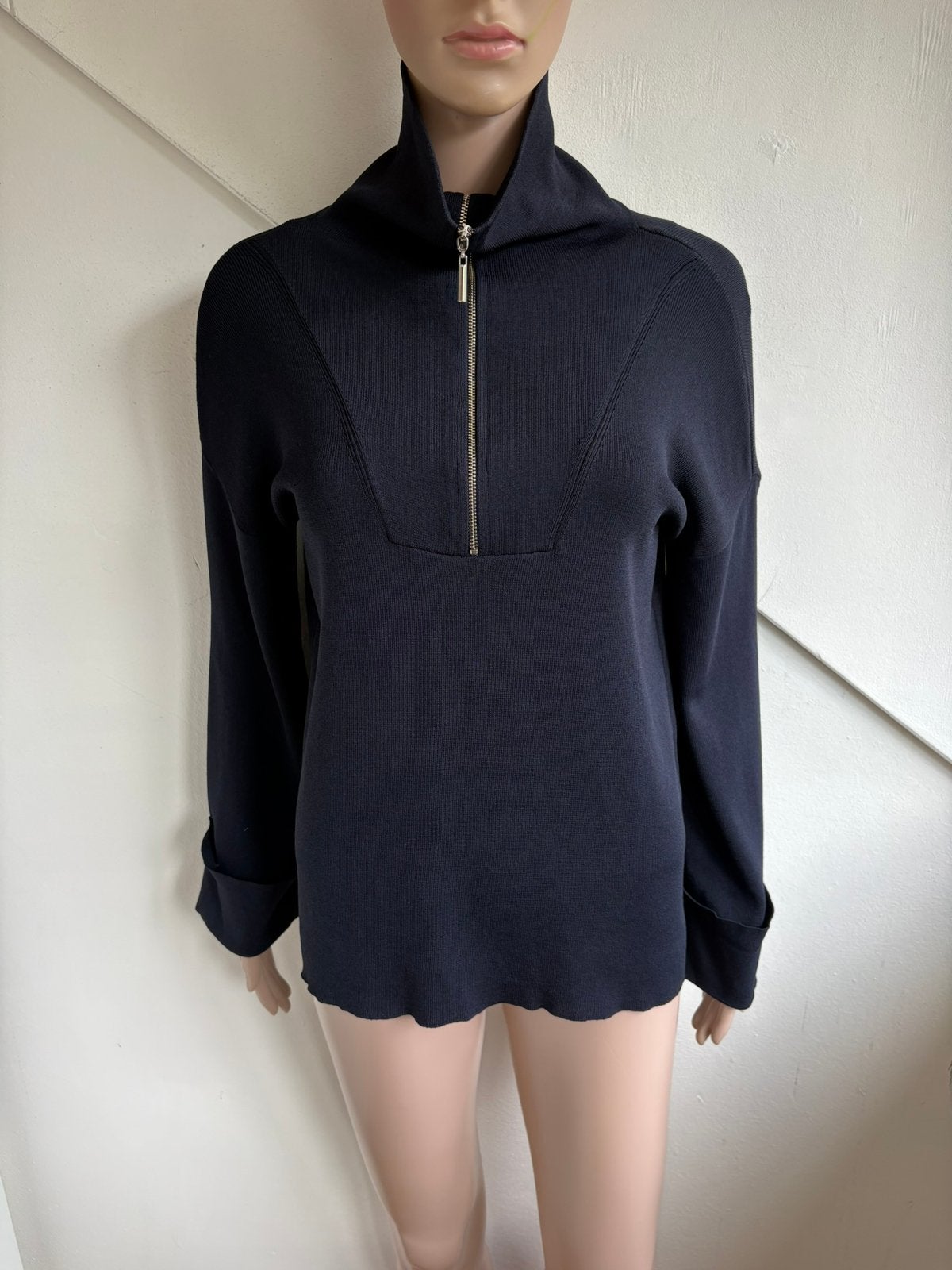 Studio Anneloes trui momo zip pullover coltrui zwart maat xs, Ophalen of Verzenden, Zo goed als nieuw, Maat 34 (XS) of kleiner