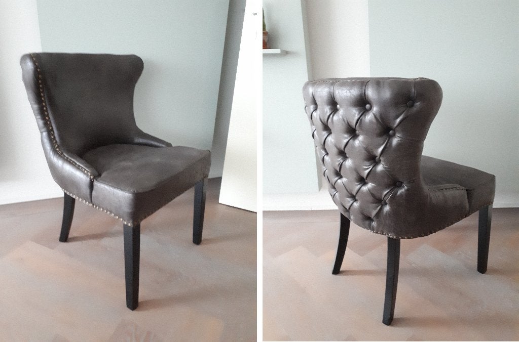stoelen, eetkamerstoel, fauteuils, Ophalen, Nieuw, 75 tot 100 cm, Leer
