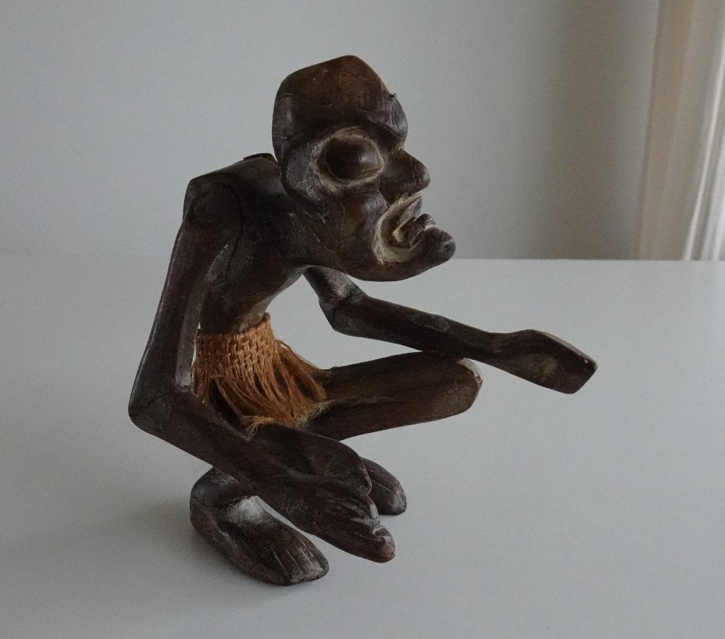 Vintage Voodoo Houtsnijwerk Tribal Kunst uit Afrika, Ophalen