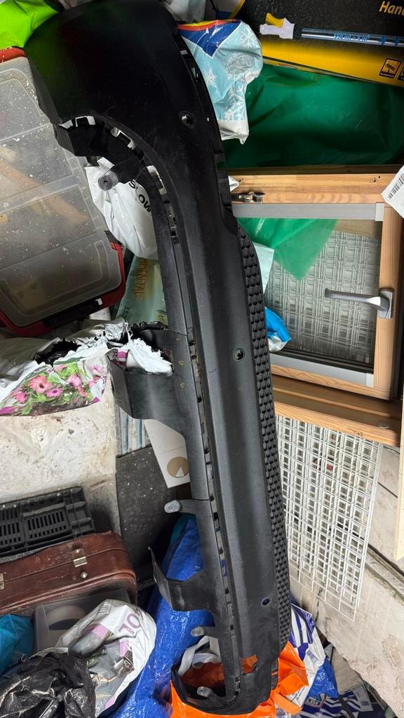 Fiat 500x - Gebruikte Bumper - Zwart, Ophalen, Gebruikt, Achter, Bumper