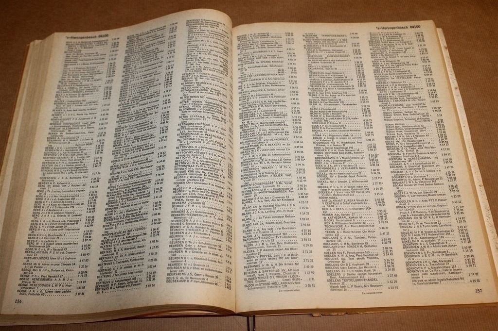 Telefoongids s-Hertogenbosch 1965 — Vintage PTT telefoonboek, Ophalen of Verzenden, Gelezen