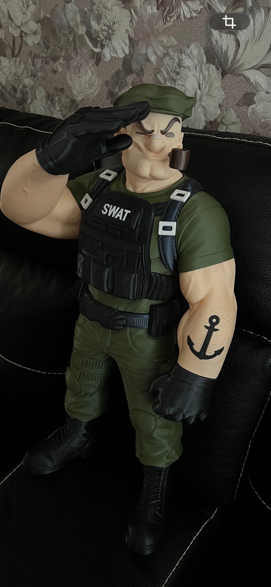 Popeye 60 cm actiefiguur - Uniek verzamelobject, Ophalen of Verzenden, Zo goed als nieuw