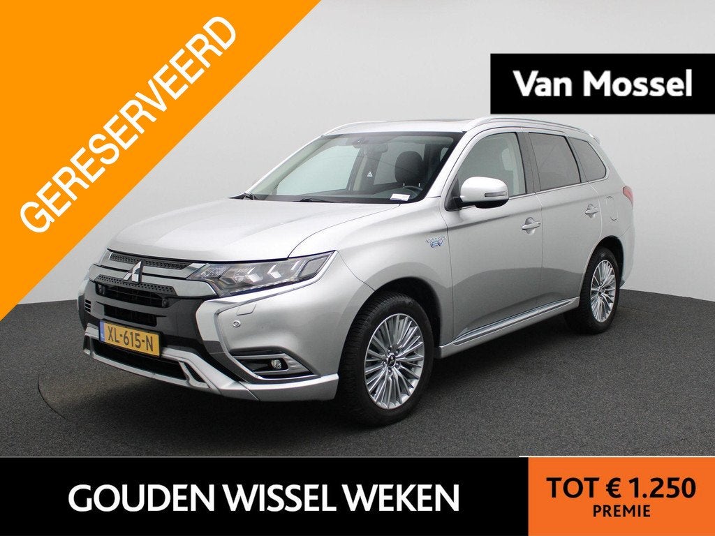Mitsubishi Outlander 2.4 PHEV Intense+ | Automaat | Apple Ca, Auto's, Mitsubishi, Bedrijf, Te koop, Outlander, 4x4, ABS, Achteruitrijcamera