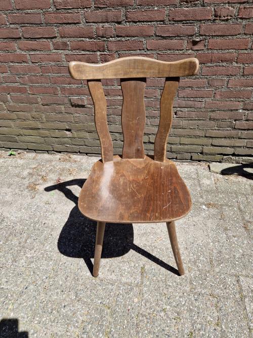 kroegstoel vintage, Ophalen of Verzenden