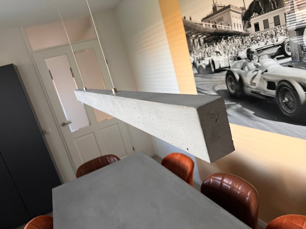 Design indoor Beton Hanglamp LED, Ophalen, Overige materialen, Overige fittingen, Zo goed als nieuw
