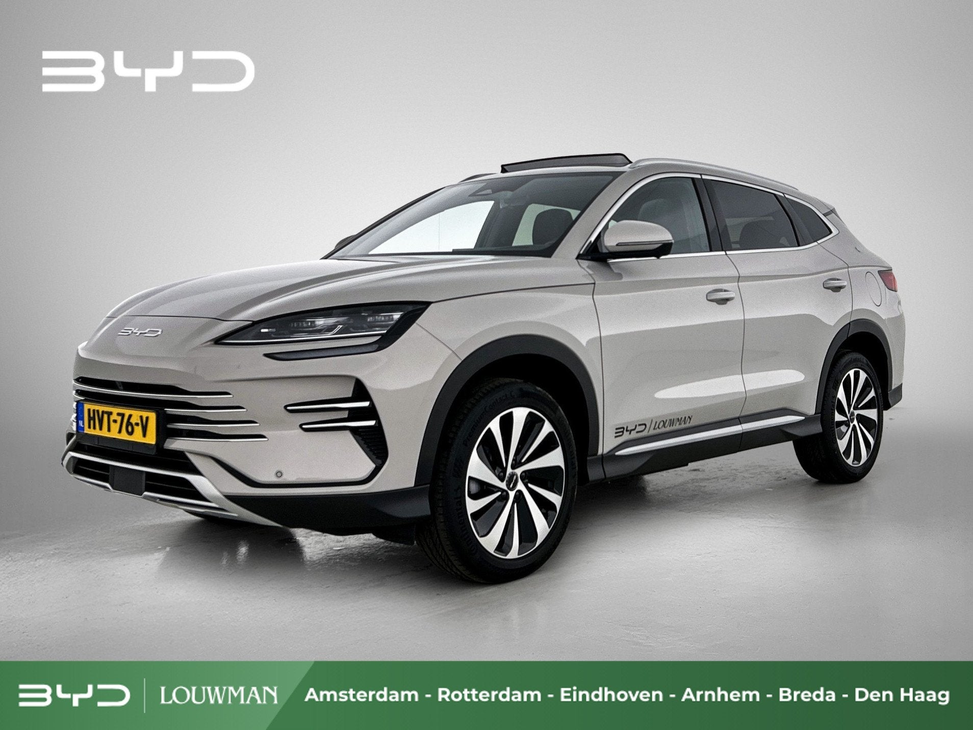 BYD SEAL U 1.5 DM-i FWD Boost | Boundless Cloud | Zwart-Lede, Auto's, Seal U, Hybride Elektrisch/Benzine, SUV of Terreinwagen