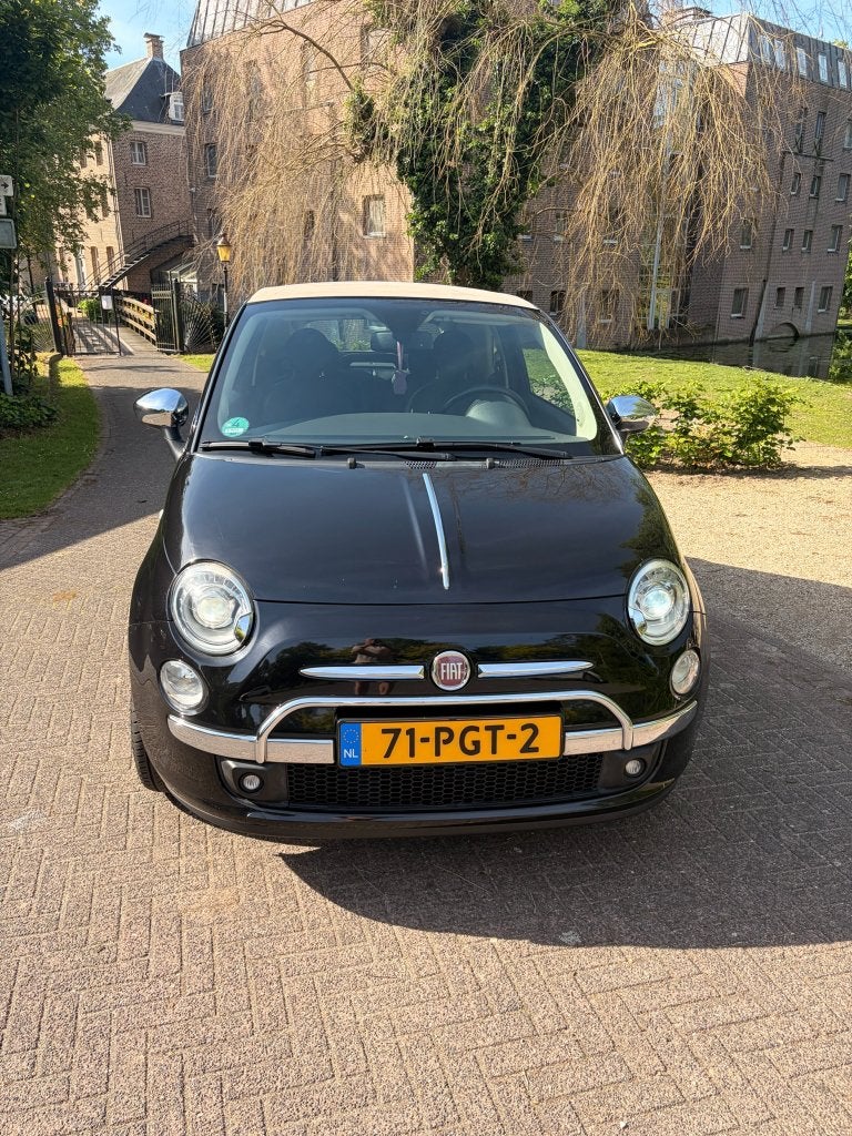 Fiat 500 1.2 AUT C 2011 Zwart, Auto's, 4 cilinders, Zwart, Particulier, 915 kg