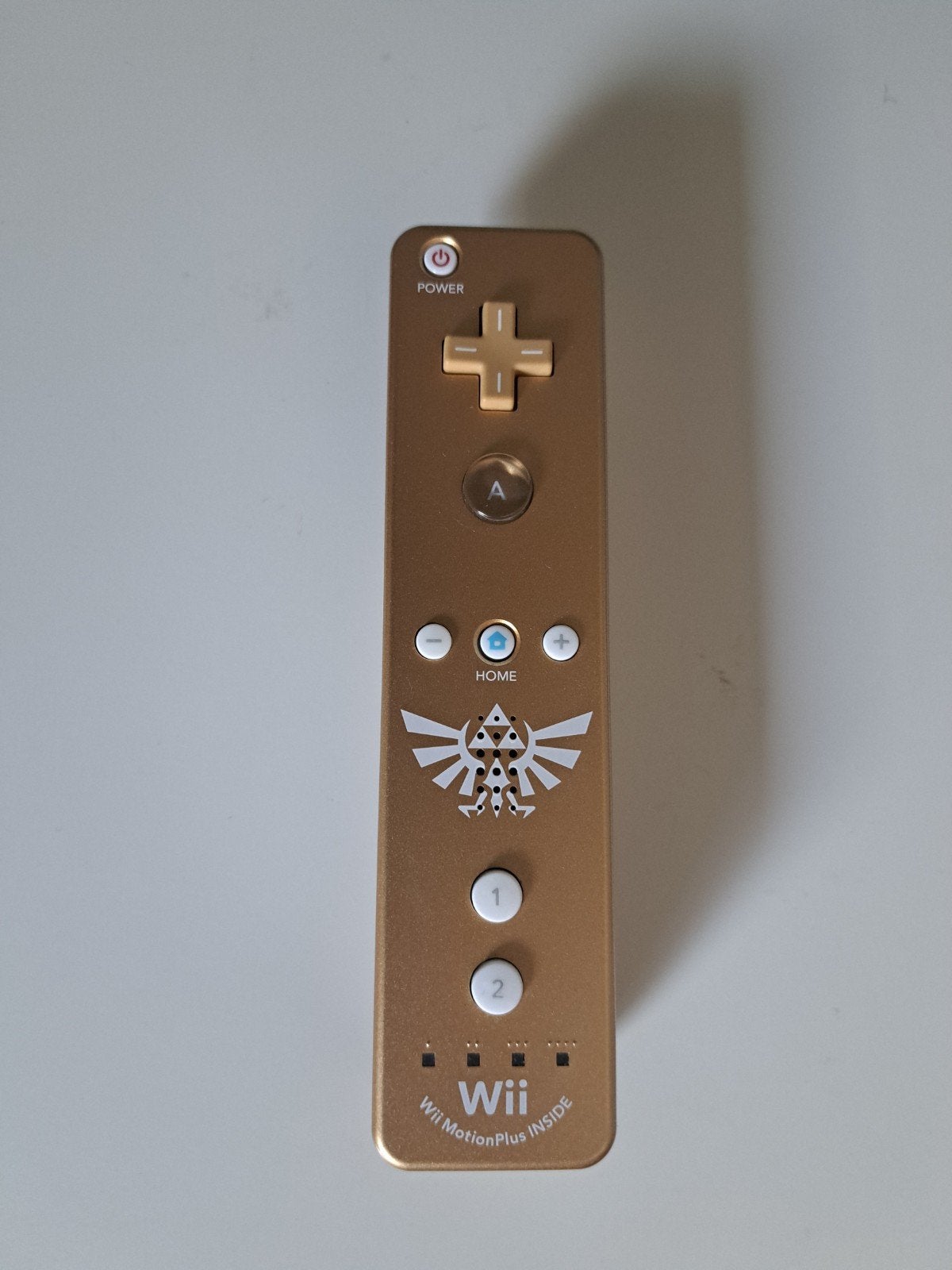 Gouden Zelda Wii Controller - MotionPlus Inside, Spelcomputers en Games, Ophalen of Verzenden, Gebruikt, Met 1 controller