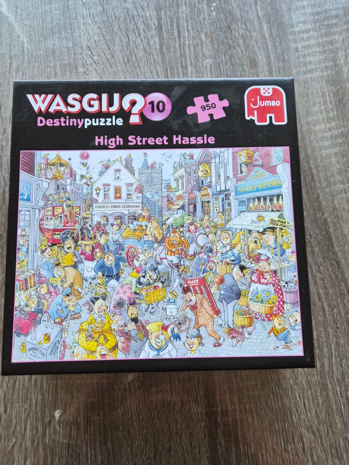 Wasgij Destiny 10: High Street Hassle - 950 stukjes, Ophalen, 500 t/m 1500 stukjes, Gebruikt, Legpuzzel